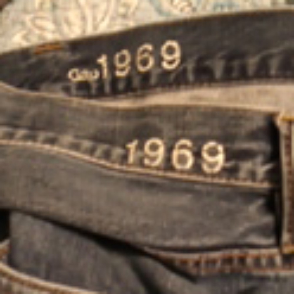 Denim blue jeans
